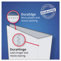 Heavy-Duty, Non-Stick, 3 Slant Ring View Binder w/Durahinge, Letter Size