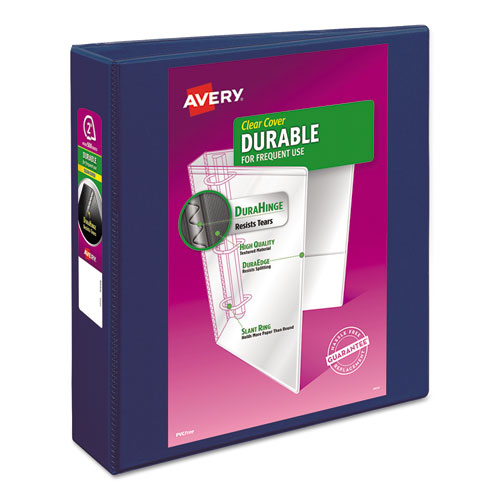 Durable, 3 Slant Ring View Binder w/Durahinge, Letter Size