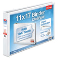 ClearVue Non-Stick Slant D-Ring Binder, Ledger Size