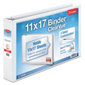 ClearVue Non-Stick Slant D-Ring Binder, Ledger Size