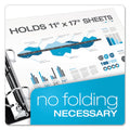 ClearVue Non-Stick Slant D-Ring Binder, Ledger Size