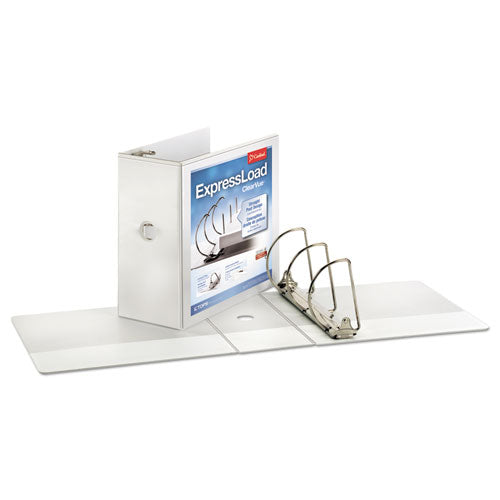 ExpressLoad ClearVue Binder w/Locking D-Rings, Letter Size