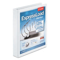 ExpressLoad ClearVue Binder w/Locking D-Rings, Letter Size