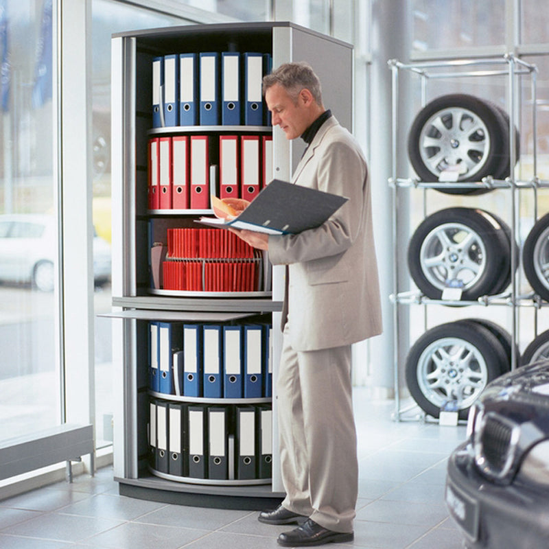 Binder Carousel Rack Binder Carousel Cabinet 5-Tier | Ultimate Office