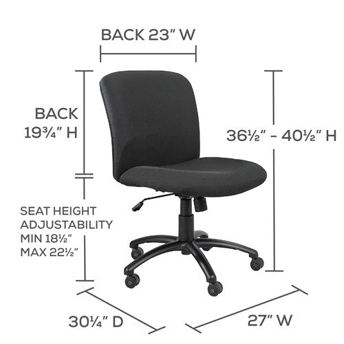 Uber Big and Tall Mid Back Chair