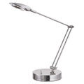Adjustable LED Task Lamp w/USB Port, 11"w x 6 1/4"d x 26"h, Brushed Nickel