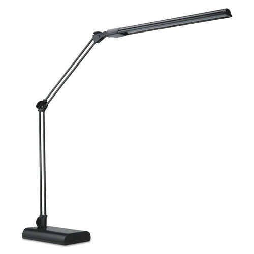 Adjustable LED Desk Lamp, 3 1/4"w x 6"d x 21 1/2"h, Black