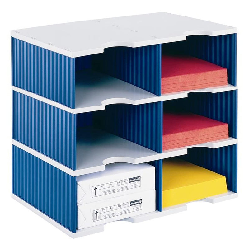Ultimate Office TierDrop™ Desktop Organizer/Forms Sorter, 6-Compartment High-Capacity with Optional Add-On Tiers for Easy Expansion - Lifetime Guarantee!
