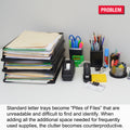 Ultimate Office MultiDrawer Monitor Stand & Office Supply Storage Box with 4 Drawers