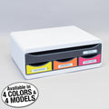 Ultimate Office MultiDrawer Monitor Stand & Office Supply Storage Box with 4 Drawers