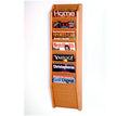 7 Pocket Wall Mount Magazine Rack