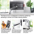 CLU Single Screen Deluxe Monitor Arm