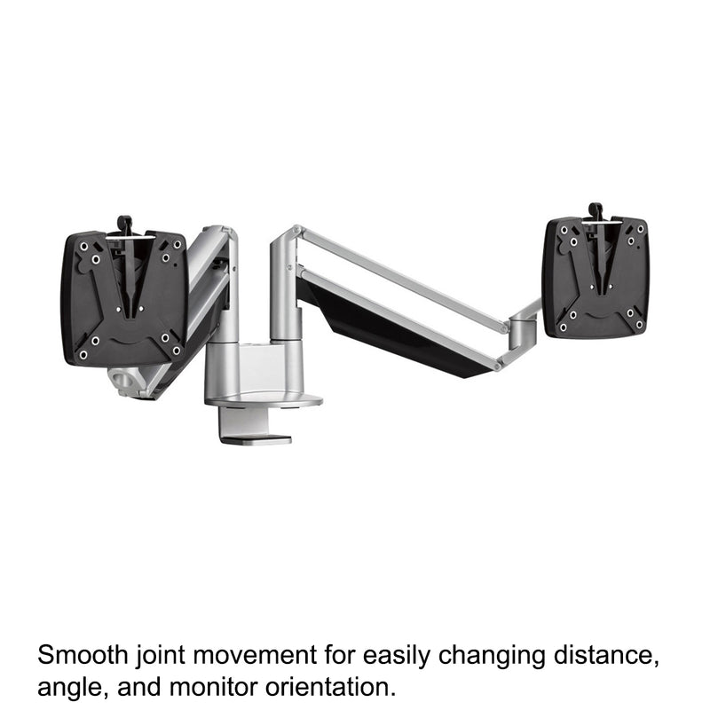 CLU Dual Screen Deluxe Monitor Arm w/Extended Reach
