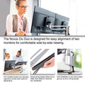 CLU Dual Screen Deluxe Monitor Arm w/Extended Reach