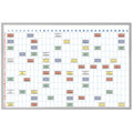72"w x 48"h Full-Year Magnetic Cardholder Board Kit