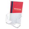 DocuHolder Acrylic Display for Countertop or Wall-Mount, Booklet Size.  6 1/2"w x 3 3/4"d x 7 3/4"h.