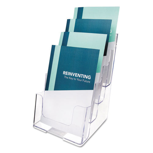 DocuHolder Acrylic Countertop Display, Booklet Size.  6 7/8"w x 6 1/4"d x 10"h.