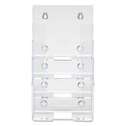 DocuHolder Acrylic Countertop Display, Booklet Size.  6 7/8"w x 6 1/4"d x 10"h.