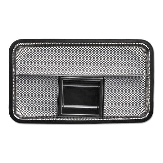 Wire Mesh Organizer Tray, 10 5/8" X 6" X 2", Black