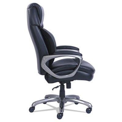 Serta Big & Tall Executive Office Chair - Bonded Leather Gray Ergonomic Chair, Supports 350 Lbs
