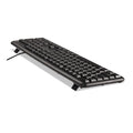 Slimline Corded Keyboard & Mouse Combination, USB 2.0, Black