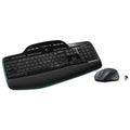 Wireless Incurve Keys Keyboard & Mouse Combination, w/cushioned palm rest, 2.4 GHZ Frequency, 30 ft. Range, Black