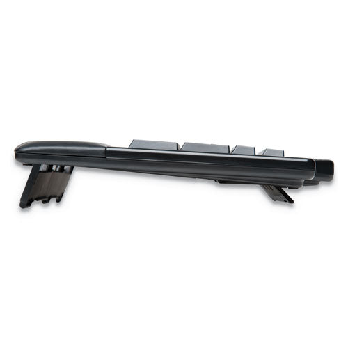 Pro Fit Comfort Wireless Spill-Proof Keyboard w/Padded Wrist Rest & Mouse Combination, 2.4 GHZ Frequency, 30 ft. Range, Black