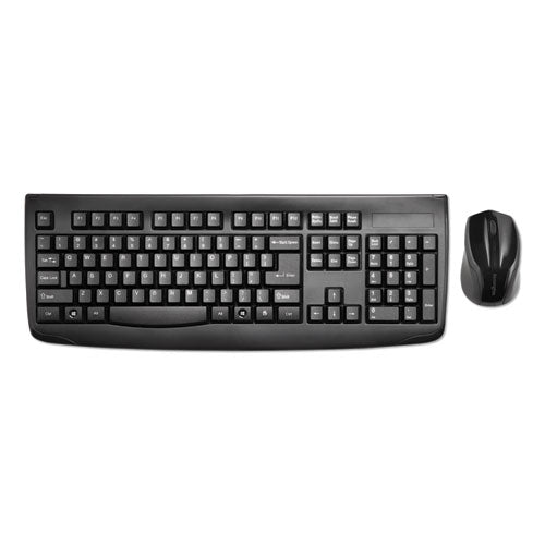 Pro Fit Comfort for Life Wireless Spill-Proof Keyboard & Mouse Combination, 2.4 GHZ Frequency, 30 ft. Range, Black