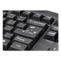 Pro Fit Comfort for Life Wireless Spill-Proof Keyboard & Mouse Combination, 2.4 GHZ Frequency, 30 ft. Range, Black