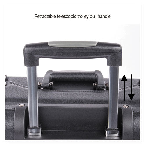 Rolling Catalog Case holds Laptops up to 17 1/4", 19" x 15 1/2" x 9", Black