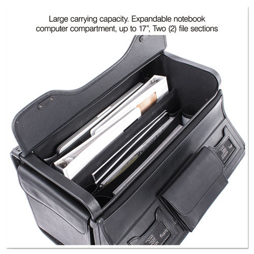 Rolling Catalog Case holds Laptops up to 17 1/4", 19" x 15 1/2" x 9", Black