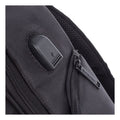 Purpose 2-Section Business Backpack holds Laptops up to 15 1/2", 17" x 19" x 8 1/2", Black
