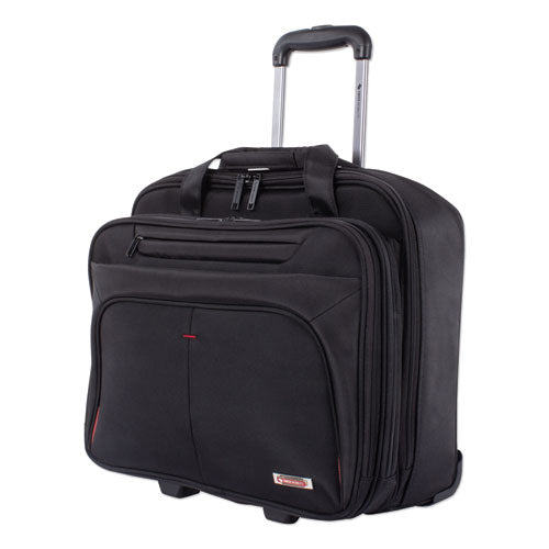 Purpose Rolling Business Case holds Laptops up to 15 1/2", 17 1/2" x 16" x 9", Black