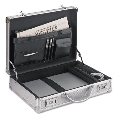 Pro Titanium Attache holds Laptops up to 18" x 13 1/4" x 5"