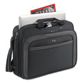 Pro Checkfast Briefcast holds Laptops up to 17 1/4", 17" x 13" x 7 1/2" x 13 3/4", Black