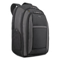 Pro Checkast Backpack holds Laptops up to 16", 13 3/4" x 17 3/4" x 6 1/2", Black