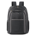 Pro Checkast Backpack holds Laptops up to 16", 13 3/4" x 17 3/4" x 6 1/2", Black
