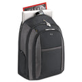 Pro Checkast Backpack holds Laptops up to 16", 13 3/4" x 17 3/4" x 6 1/2", Black