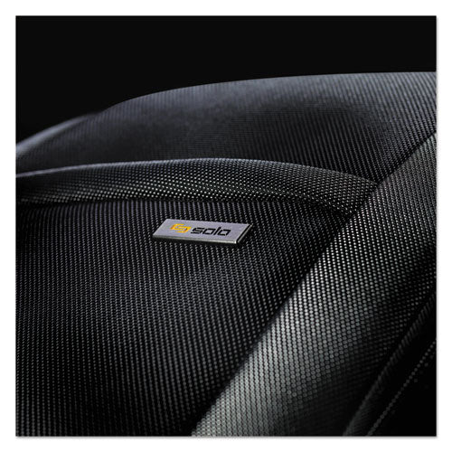Pro Checkast Backpack holds Laptops up to 16", 13 3/4" x 17 3/4" x 6 1/2", Black
