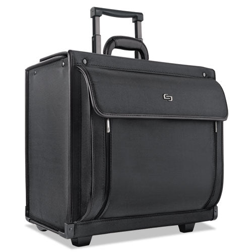 Classic Rolling Catalog Case holds Laptops up to 16", 18 1/2" x 15 1/4" x 11 1/2", Black