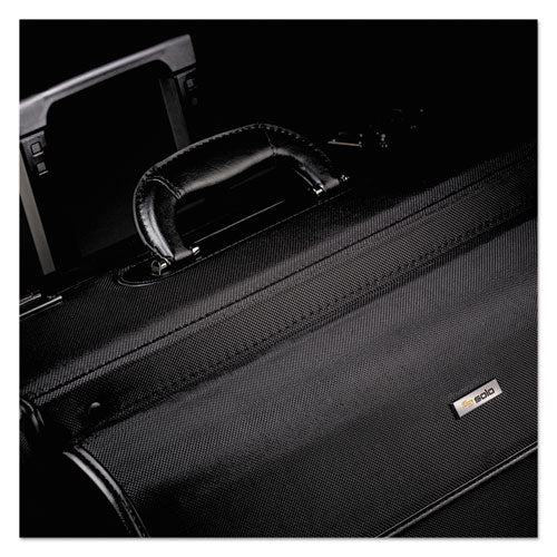 Classic Rolling Catalog Case holds Laptops up to 16", 18 1/2" x 15 1/4" x 11 1/2", Black