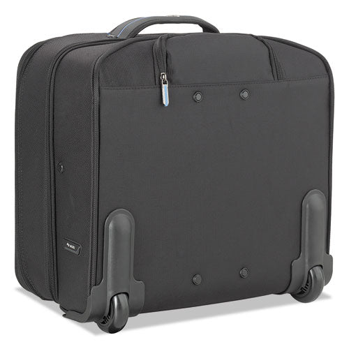 Active Rolling Overnighter Case holds Laptops up to 16", 16" x 14 1/2" x 9", Black
