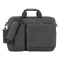 Urban Hybrid Briefcase holds Laptops up to 15 1/2", 17" x 12" x 7", Charcoal