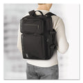 Urban Hybrid Briefcase holds Laptops up to 15 1/2", 17 1/4" x 12 1/2" x 8", Black