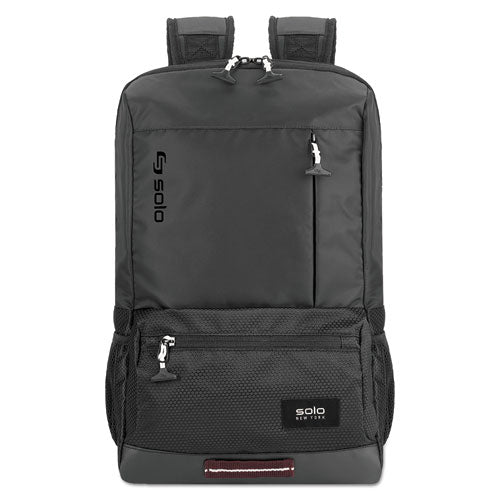 Draft Nylon Backpack holds Laptops up to 15 1/2", 12 1/2" x 18 1/8" x 7"