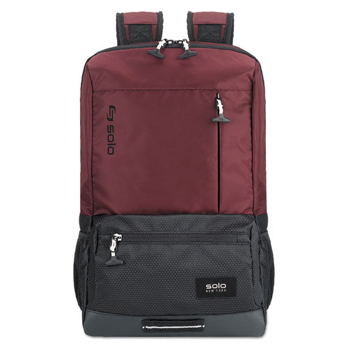 Draft Nylon Backpack holds Laptops up to 15 1/2", 12 1/2" x 18 1/8" x 7"