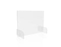 Countertop Personal Protection Safety Barrier Full Shield with Feet, 31"w x 23"h, (set of 2)