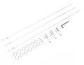 Hanging Personal Protection Safety Barrier (Landscape) 36w" x 24h", (set of 2)