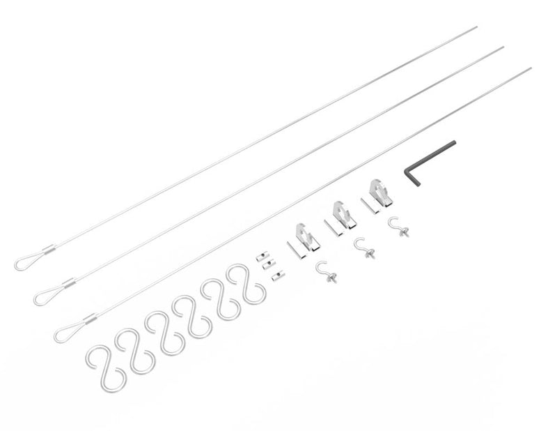 Hanging Personal Protection Safety Barrier (Landscape) 36w" x 24h", (set of 2)