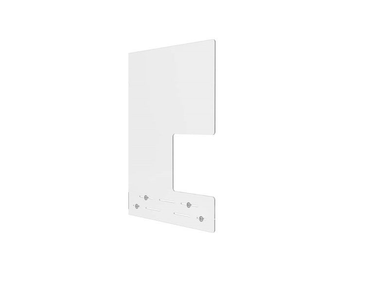 Mounting Personal Protection Safety Barrier with Side Pass Through, 23 3/4"w x 31 3/4"h, (set of 2)